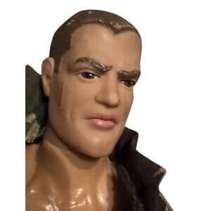 HASBRO 1992 GI JOE Scar Face Action Figure Pose-able Parts Jacket Pants READ